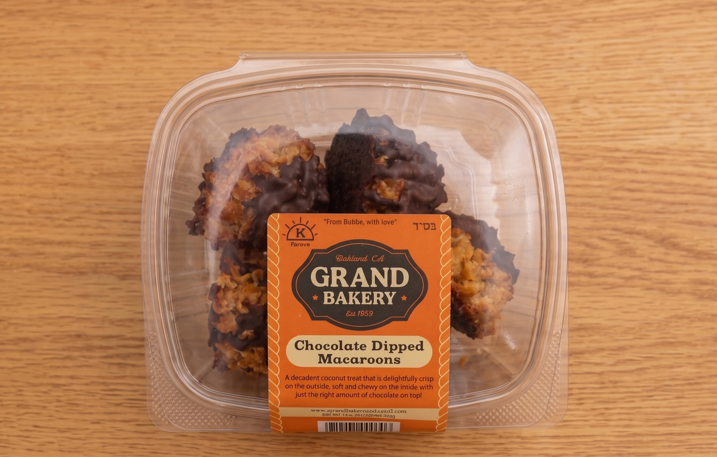 Chocolate-Dipped Macaroons